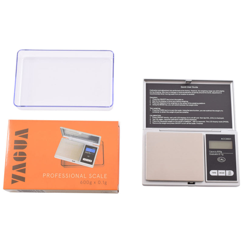 
                  
                    Load image into Gallery viewer, YAGUA SCALE 600 X 0.1G WITH EXTRA LARGE TRAY ACC0001
                  
                