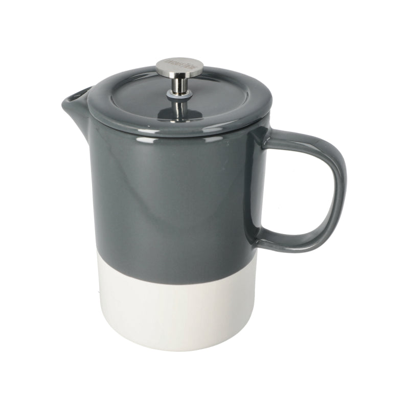 
                  
                    Load image into Gallery viewer, LA CAFETIERE BARCELONA COOL GREY CERAMIC 850ML CAFETIÈRE, GIFT BOXED
                  
                