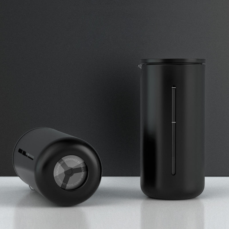 
                  
                    Load image into Gallery viewer, TIMEMORE FRENCH PRESS U BLACK 0.45L
                  
                