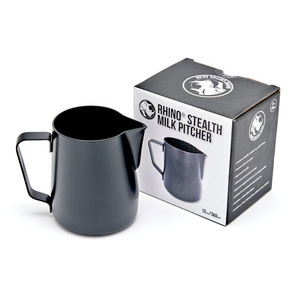 
                  
                    Load image into Gallery viewer, RHINO STEALTH MILK PITCHER 350ML - BLACK
                  
                