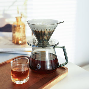 
                  
                    Load image into Gallery viewer, TIMEMORE COFFEE SERVER 600ML - TRANSPARENT BLACK
                  
                
