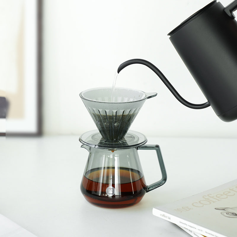 
                  
                    Load image into Gallery viewer, TIMEMORE COFFEE SERVER 600ML - TRANSPARENT BLACK
                  
                