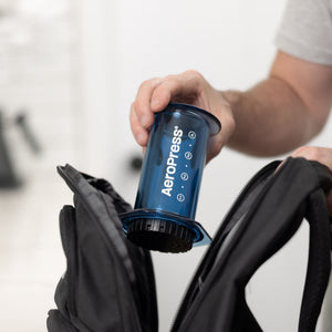 
                  
                    Load image into Gallery viewer, AEROPRESS CLEAR BLUE COFFEE MAKER
                  
                