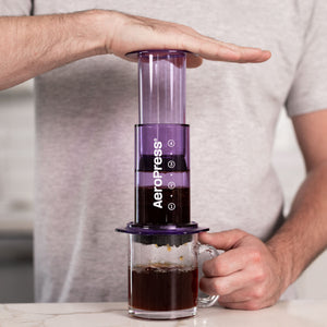 
                  
                    Load image into Gallery viewer, AEROPRESS CLEAR PURPLE COFFEE MAKER
                  
                