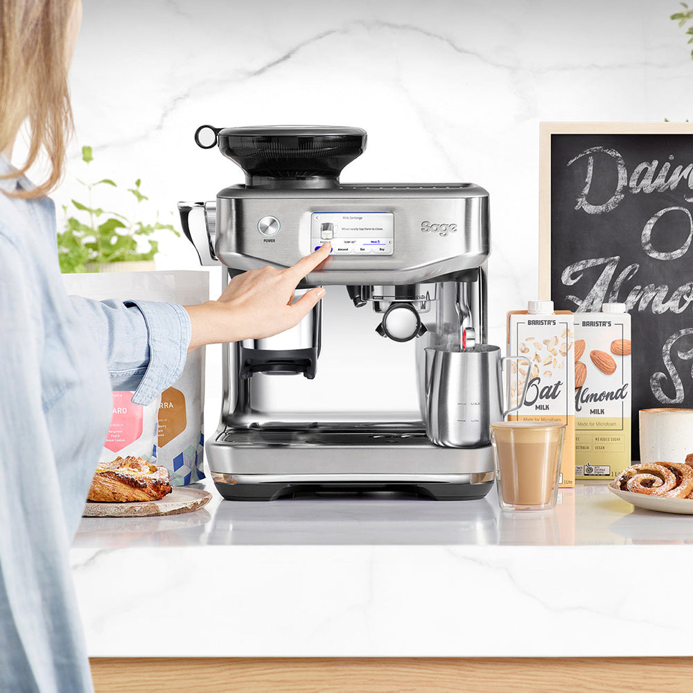 Sage Barista Touch Impress (Brushed Stainless Steel) – Little Fin ...