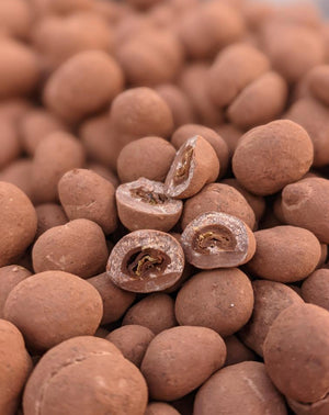 
                  
                    Load image into Gallery viewer, Chocolate covered Little Fin coffee beans - By Tempered Peach
                  
                